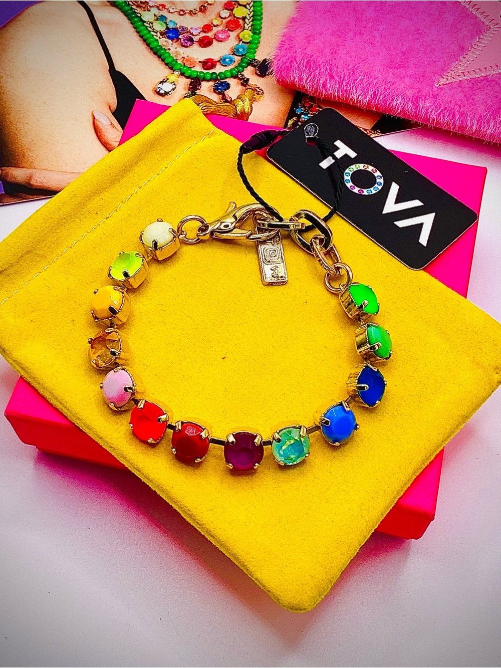 TOVA bracelet in Bradelle Electric Cowboy